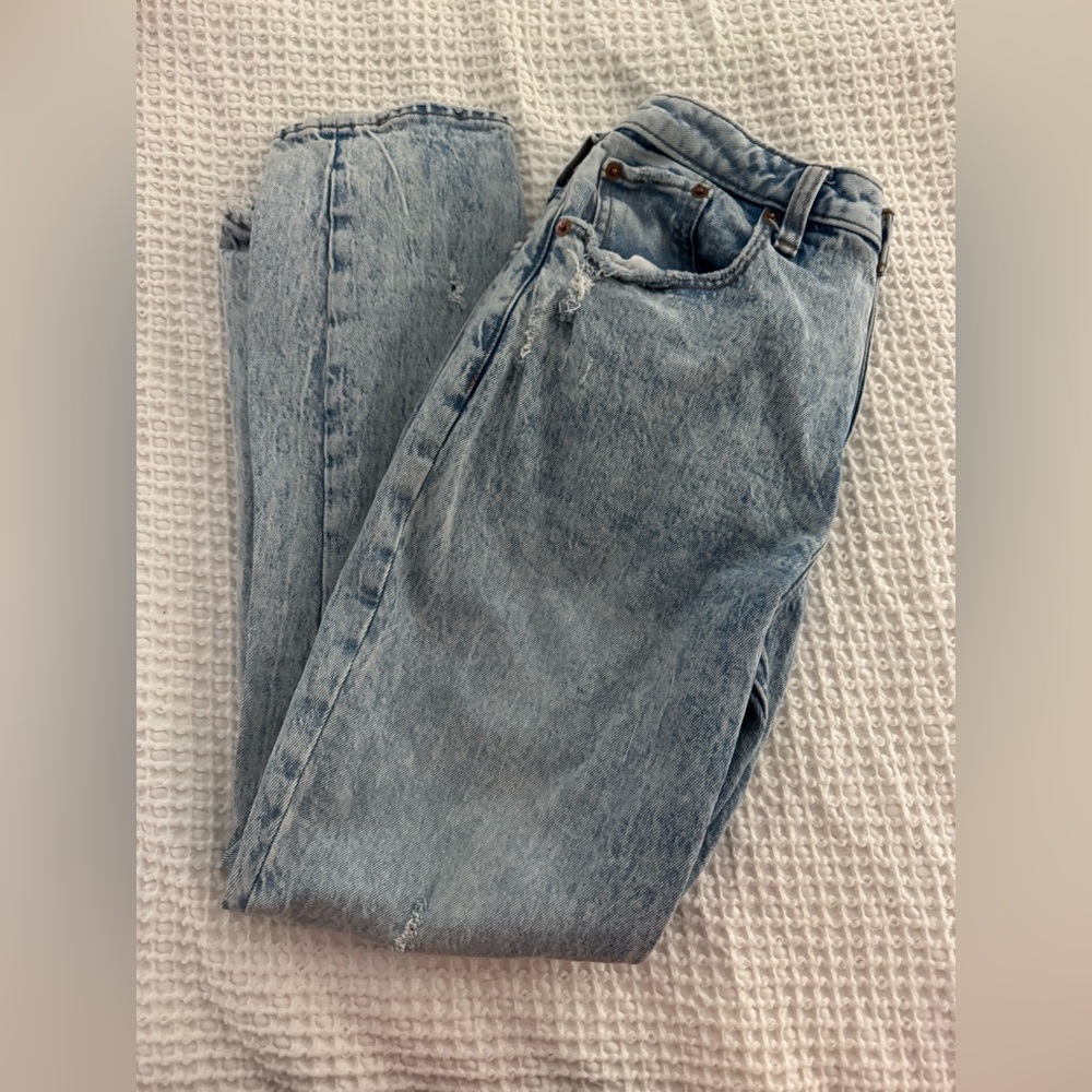 Vintage Wash Abercrombie Mom Jean